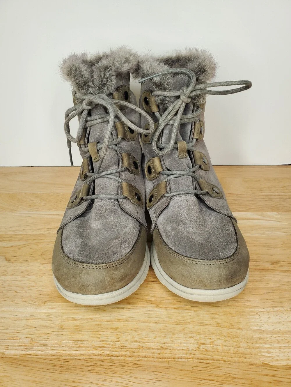 Sorel Womens Explorer Joan Boots Womens Size 10 Gray NL3039-052